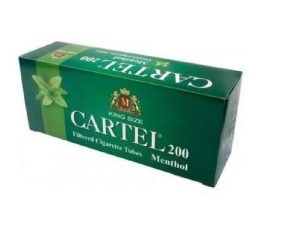Cigaretta Hüvely Cartel - Menthol 200db