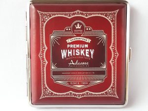 Cigaretta Tárca Cool Design - Premium Whiskey Bordó (3)
