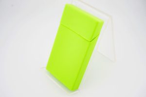 Szilikon Slim Cigaretta Doboz – Neon Zöld