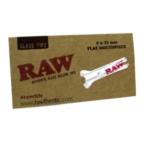 Raw Lapos Üvegszipka, Filter Glass Tips