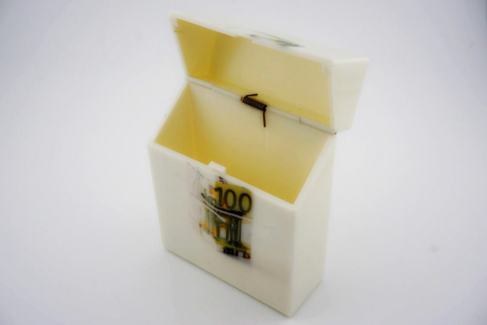 Click Műanyag Cigarettás Doboz (30szálhoz) - Fehér 100 Euro