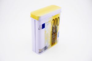 Cigaretta Doboz Fém - 200 Euro