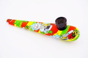 Kerámia Pipa Rakéta Forma - Rick and Morty Cannabis Flash (14cm)