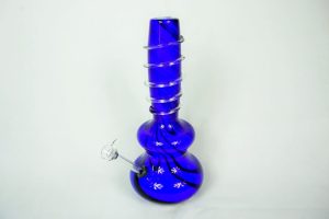 Kék Üveg Bong 30 cm (értékcsökkent!)