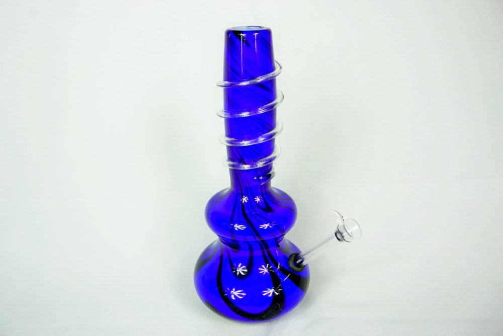 Kék Üveg Bong 30 cm (értékcsökkent!)