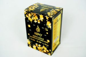 Vízipipa Szén - Kefo Gold Coconut Charcoal 1kg
