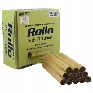 Rollo Sheer Tubes Cones Cigaretta Hüvely – Csigafilteres (50db)